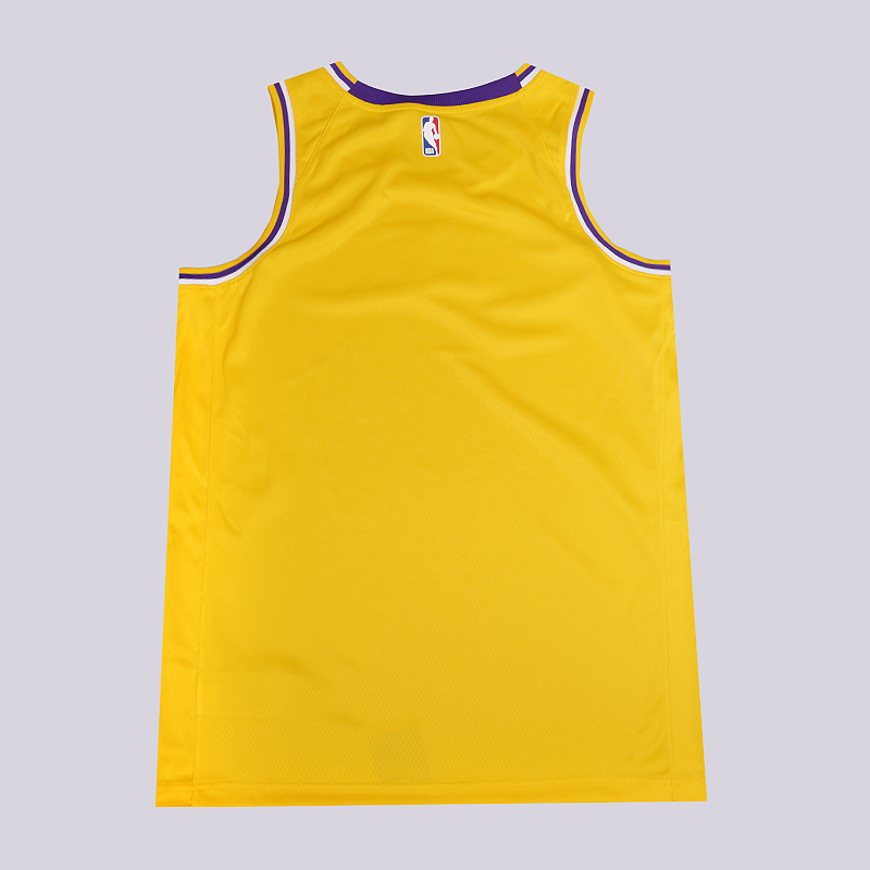 мужская желтая майка Nike Los Angeles Lakers Icon Edition Swingman AA7100-728 - цена, описание, фото 3
